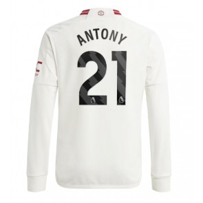 Manchester United Antony #21 Rezervni Dres 2023-24 Dugim Rukavima